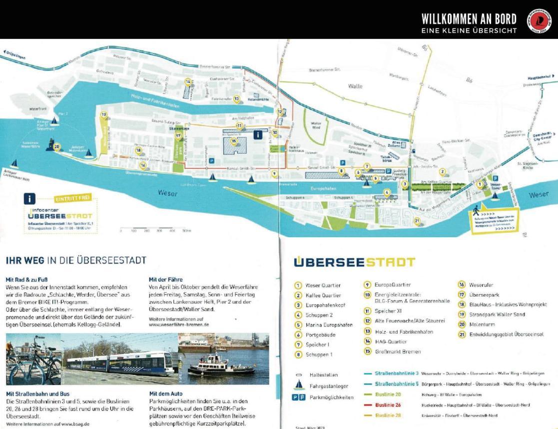 Bateau-hôtel Suesses Motorboot - Ueberseestadt *